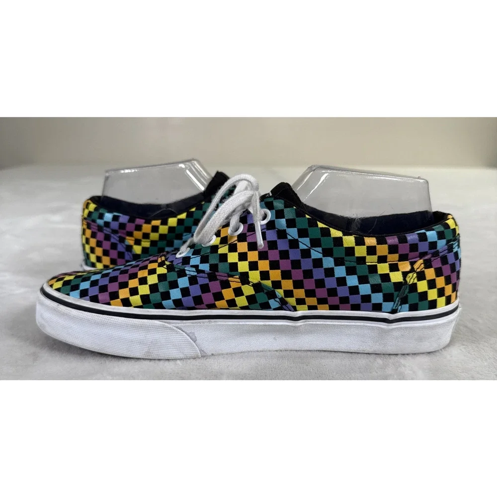 Vans Doheny Rainbow Mini Checkered Canvas Sneakers Women's Size 8.5 Bnfts Chrty - Picture 5 of 16